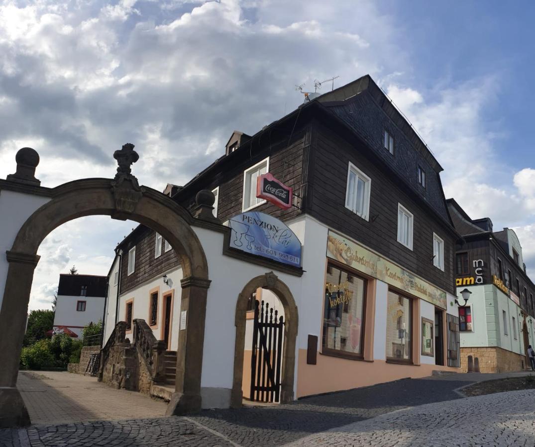 Penzion Sklar Nový Bor Exteriör bild